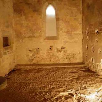 Hallway of Lagrasse's Abbey