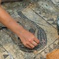 Masks' mosaic - Butrint (Albania)